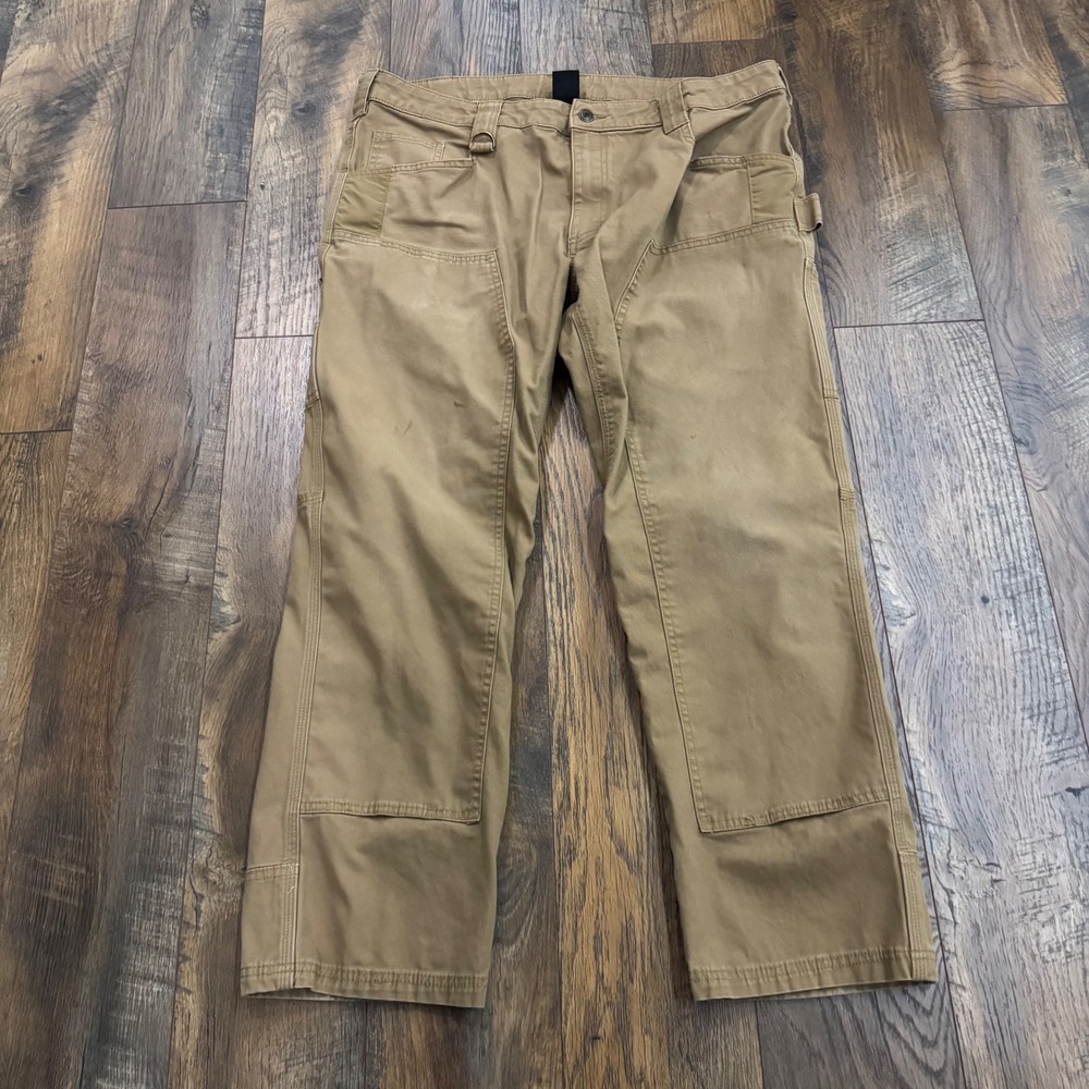 Noble Outfitters Mens‎ Work Pants 38x30 Brown Canvas Utility Carpenter Ranch